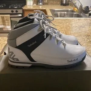 Timberland | Shoes | White Timberlands With Gray And Black  display picture 2